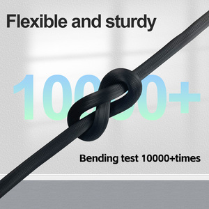 Mới Đến 2 Trong 1 Cáp USB Tốc Độ Cao Truyền Dữ Liệu USB Loại C Cáp 3A Nhanh Chóng Sạc USB C Để C Cho Điện Thoại Sạc - Product Image 4