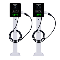 Chargement haute puissance d'installation de chargeur de véhicule électrique 7kW et piles de charge de centrales