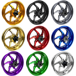 Rines de Motocicleta XINLAI Personalizados en Negro Brillante con Malla Geométrica Forjada de 17 Pulgadas para Ducati y Kawasaki - Product Image 3