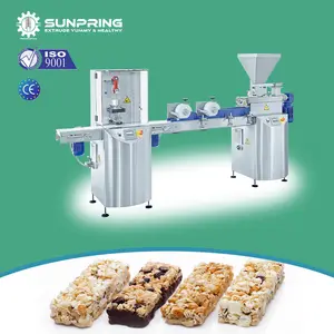 SunPring linha de processamento de barras de grãos linha de produção de barras de aveia preço de barras de amendoim que fazem a linha de produção
