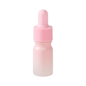 Bouteilles compte-gouttes en verre cylindriques givrées vertes, bleues, ambrées, transparentes de 5 ml à 100 ml avec bouchons en bambou pour sérum de soin de la peau - Product Image 5