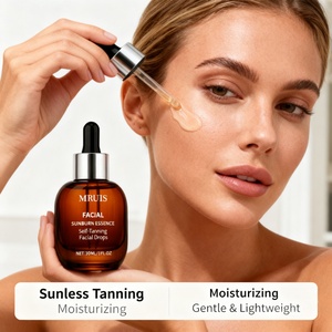 Self <strong>Tanning</strong> <strong>Face</strong> Serum Sunless <strong>Tanning</strong> Lotion Natural Bronzing Formula Smooth Glow Easy Application Premium Skincare MRUIS - Product Image 5