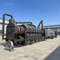 Industrielle Holzkohle-Produktionslinie für Eukalyptus-Stämme mit 2T Tageskapazität, Automatischer Zuführungsöfenkammer und Karbonisierungsofen