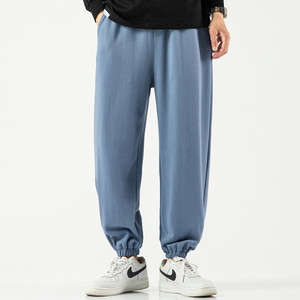 Pantalones Deportivos Casuales de Algodón para Hombre, Pantalones Deportivos Ligeros con Bordado Personalizado y Cintura Media - Product Image 3