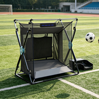 Machine de lancement de ballons de football pour adolescents et enfants, équipement d'entraînement au tir au football avec vitesse réglable
