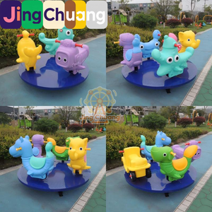 Silla giratoria para cuatro personas para jardín de infantes, parque infantil al aire libre, comunidad, más <span class=keywords><strong>que</strong></span> solo figuras pequeñas de dibujos animados, niños giratorios - Product Image 1