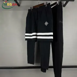 Megan tedarikçisi ikinci el kış giyim adı erkekler için markalı yeni kullanılan Sweatpants