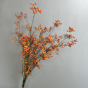 Bouquet de hollies Winterberry réalistes pour décoration de remise de diplôme et de maison, plantes artificielles en plastique, fleurs et feuillage artificiels - Product Image 4