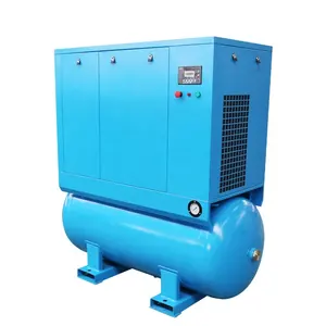 APCOM 15HP 11KW Air compressor Combined With Dryer And Receiver Tank Screw Compressor Air 500L