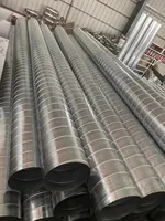Conduit rectangulaire en acier galvanisé sur mesure avec bride TDC TDF pour système de ventilation HVAC, certifié JIS, 1,0-2,0 mm