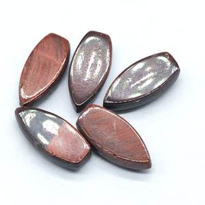 Red Tigereye 8x6mm Pear Cut Cabochon Jewelry Setting - Product Image 5