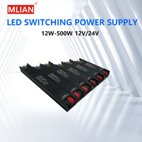 Fuente de Alimentación Conmutada CC-CC de Salida Única 16A 60Hz para la Industria LED, Salida de 300W 5A 50Hz, Voltaje de Salida 15V/12V, Entrada 240V