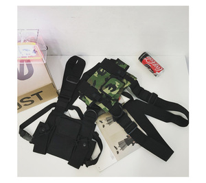 Venta caliente Walkie Talkie Case Radio Shoulder Holster <span class=keywords><strong>Chest</strong></span> Harness Holder Vest <span class=keywords><strong>Rig</strong></span> para Two Way Radio <span class=keywords><strong>Chest</strong></span> - Product Image 6