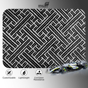 Tela de Fibra de Carbono Jacquard de 3K y 240 g/m² para Decoración de Piezas de Automóviles y Motocicletas, Ancho de 40 Pulgadas - Product Image 4
