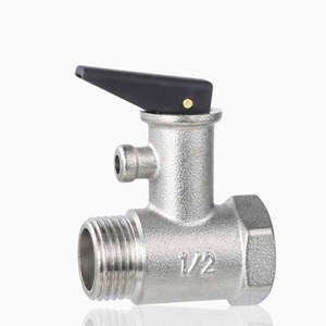 Soupape de sécurité filetée de 1/2 pouces pour le soulagement de la pression de l'eau, pour montage vertical dans la cuisine domestique - Product Image 1