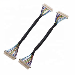 Cable de suspensión electrónico Hirse LVDS de 20 pines DF19 con paso de 1.0 mm para ensamblaje de cable LCD y otros cables - Product Image 1