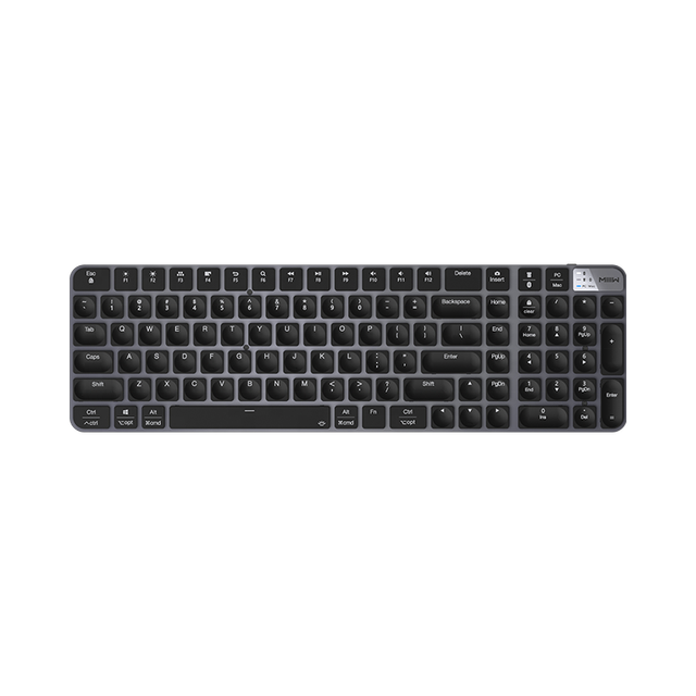 MIJIA Wireless Mechanical Keyboard 102 Keys Backlight Dual Mode USB2.4GHz Receiver Portable Type Rechargeable Keyboard