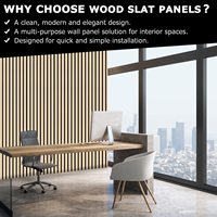 Panneaux acoustiques décoratifs en MDF insonorisants pour murs, panneaux absorbants le son, emballage en carton en bois PET