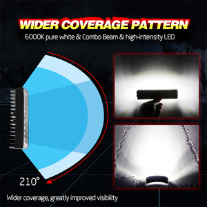 Feux de brouillard avant Side Shooter feux de recul arrière <span class=keywords><strong>6</strong></span> pouces lumière de barre lumineuse LED pour remorque de camionnette tout-terrain - Product Image 4