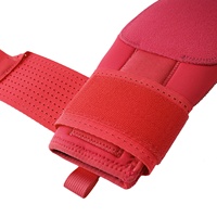 Gant de protection pour le poignet en néoprène durable, réglable et respirant, pour le baseball, rouge, pour glissades