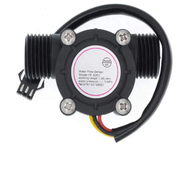YF-S201 12V Water Flow Sensor DC 5-18V Flowmeter Hall Flow Sensor Water Control Liquid Flow Sensor Switch 1-30L/min 2.0MPa
