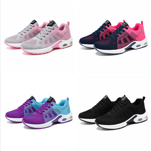 Chaussures de course athlétiques décontractées pour femmes, tendance été, baskets rembourrées pour le fitness avec semelle intérieure respirante et semelle extérieure en PVC pour l'automne - Product Image 6