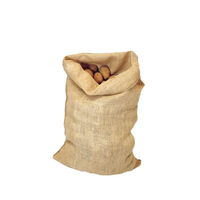 Sacs à pommes de terre et à riz en jute naturelle personnalisés, imprimés à l'écran, pour usage agricole, modèle 19, personnalisables, prix abordable, emballage alimentaire