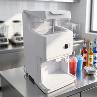 Machine à glace pilée automatique commerciale haute performance 8 kg/min, fabrication de cônes de neige, broyeur de glace électrique pour usage domestique, directement de l'usine