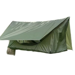 Hamac de camping pliable en nylon de nouvelle conception avec moustiquaire et tapis de couchage - 1 personne - Idéal pour les <span class=keywords><strong>voyages</strong></span> - Utilisation en extérieur toutes saisons - Product Image 4