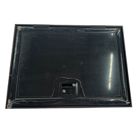 Porte de chargement personnalisée en aluminium à angle droit 600x800mm pour camping-car, caravane, fourgonnette, camion, remorque avec serrure mécanique et vérins à gaz