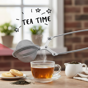 Small Ø4cm Stainless Steel Spring <b>Infuser</b> Portable Reusable <b>Tea</b> Strainer Utensil for Loose <b>Tea</b> Chain Size Utensils - Product Image 3