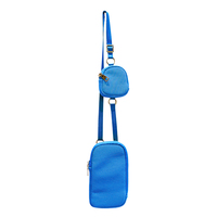 Nouveaux sacs à bandoulière en néoprène maillé pour téléphone portable, mini, été, avec petite pochette amovible pour femmes