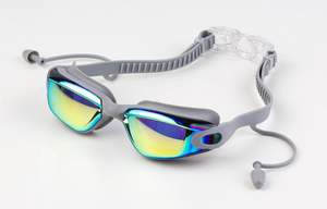 Lunettes de <span class=keywords><strong>natation</strong></span> anti-buée sans fuite avec lentilles PC et bouchons d'oreilles Lunettes de <span class=keywords><strong>natation</strong></span> professionnelles hommes femmes pour les compétitions - Product Image 2