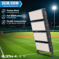 Iluminación de Seguridad para Exteriores, Resistente al Agua IP66, Lámpara de Mástil Alto para Estadios, 500w 1000w 1500w 2000w, Reflector LED para Estadios