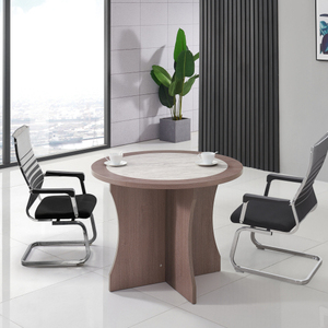 Modern Style <strong>MDF</strong> Round Meeting Table China Manufactured <strong>Office</strong> Conference <strong>Furniture</strong> for Hotel School Hospital Use - Product Image 2