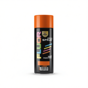 Fluor Spray Paint 200ml Orange Fluorescent Multi Surface Art Paint - Product Image 1