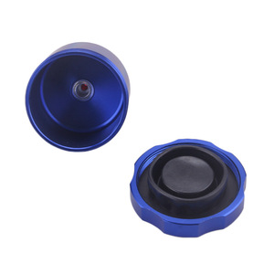 Depósito de Freno de Mano Hidráulico de Aluminio 73mm Azul para Carreras de Coches, Pieza de Mejora de Líquido de Freno HB902 - Product Image 2