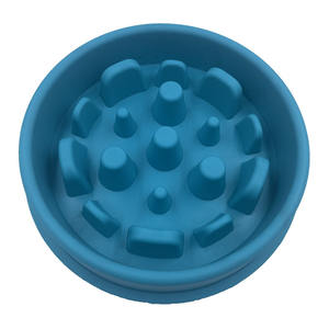 Hot Sale <b>Food</b> Grade Round Silicone Anti-choking Slow Feeding Portable <b>Cat</b> Dog Universal Pet Bowl DurableLight Indoor/Outdoor - Product Image 6