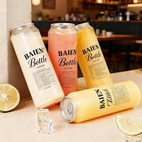 200/500ml Bouteille de jus de récipient de boisson transparente vide réutilisable en plastique PET avec couvercle étanche
