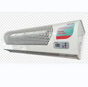 Estilo europeo silencioso ET06 control de temperatura calor aire acondicionado ventilador tienda calentadores de cortina de aire caliente eléctricos