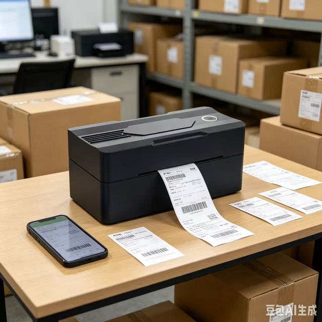 Thermal Shipping Label Printer, Support Android, iPhone and Windows, Widely Used for UPS, Shopify