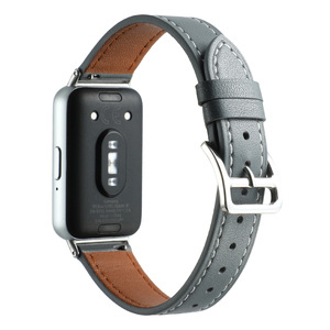 Le nouveau bracelet de montre en cuir confortable et doux à armure toile pour Samsung Galaxy Fit3 pour Galaxy Fit3 - Product Image 2