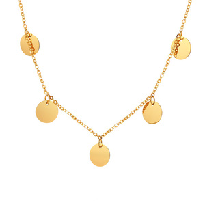 Kalung Choker Wanita Minimalis Stainless Steel Anti Karat Rantai Cantik untuk Perayaan Ulang Tahun - Product Image 1