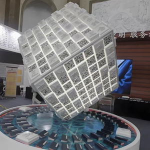 <span class=keywords><strong>Sculpture</strong></span> créative moderne et durable en acier inoxydable Installation d'art de paysage extérieur avec 1 an de garantie - Product Image 4