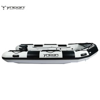 Bateau de sauvetage professionnel gonflable en caoutchouc avec coque en fibre d'aramide, dimensions 3,3 m / 3,9 m / 4,2 m