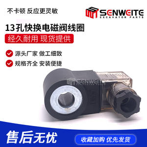 Vanne solénoïde hydraulique Senwitt, port 1-1/2 pouce, 12V 24V, pièce pour engins de chantier - Product Image 2