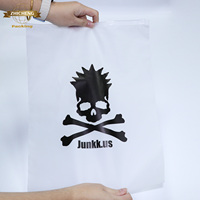 Sacs d'emballage pour t-shirts en CPE avec fermeture éclair givrée et logo personnalisé GRS, biodégradables, écologiques, pochettes en plastique refermables pour vêtements