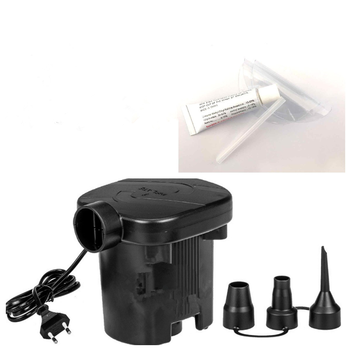Mount electric pump for inflation