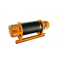 Treuil électrique 5T avec treuil à câble, équipement de levage certifié CE adapté aux usines de fabrication et aux chantiers de construction