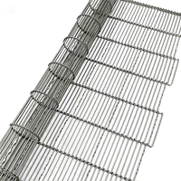 Bande transporteuse alimentaire Yuchen en acier inoxydable, mini-bande transporteuse plate de précision, bande transporteuse métallique flexible durable pour l'alimentation